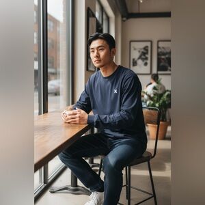 Hurley Dark Blue Long Sleeve Shirt